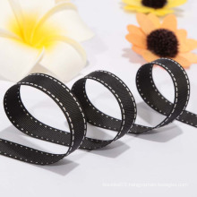 Factory directly sale black and gold ribbon